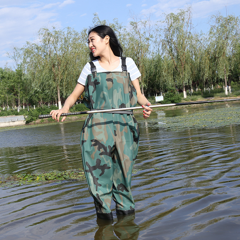 Fishing Pants Waterproof - EU37-45 Waterdichte anti-slijtage viskleding met laarzen