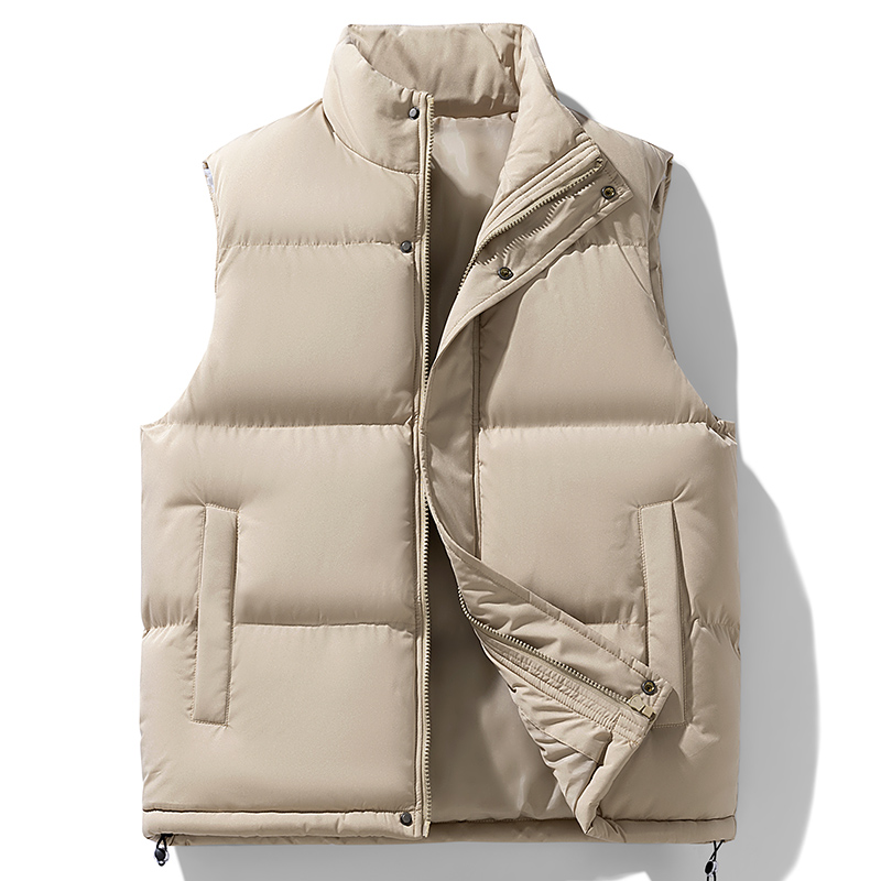 Fishing Vest - Vissersvest Opstaande kraag Outdoorvest Heren donskatoenen