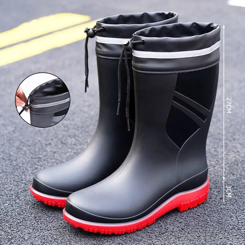 Fishing Boots - Mode Heren Medium Tube Regenlaarzen Outdoor