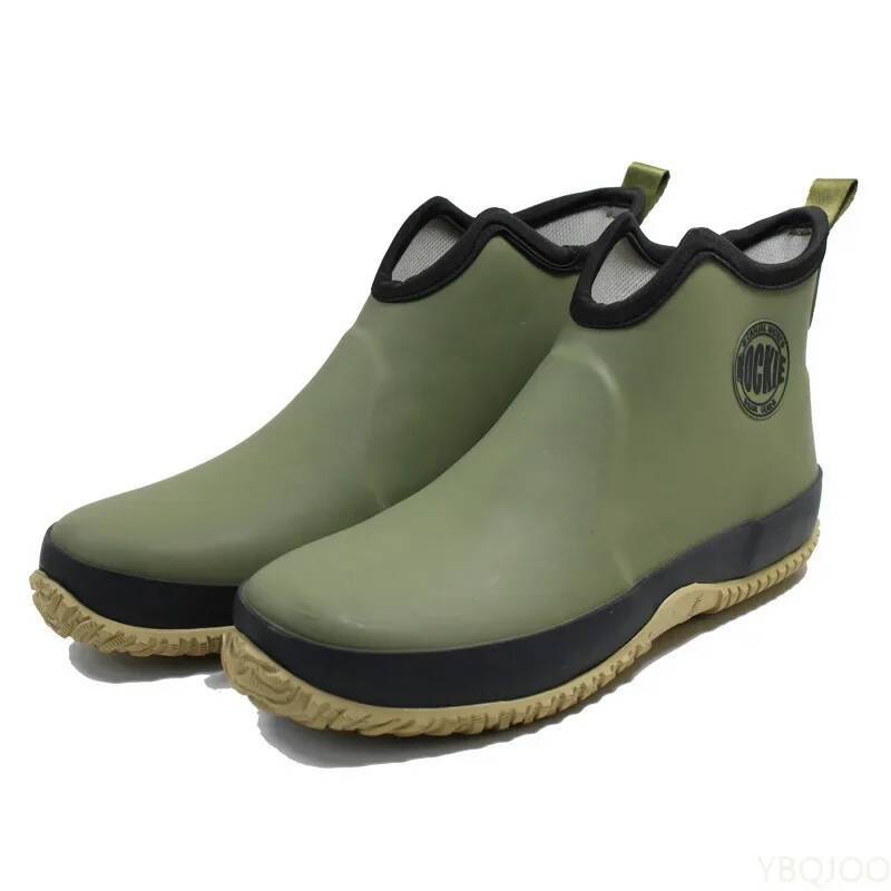 Fishing Boots - Heren antislip regen waterdicht rubberen enkel