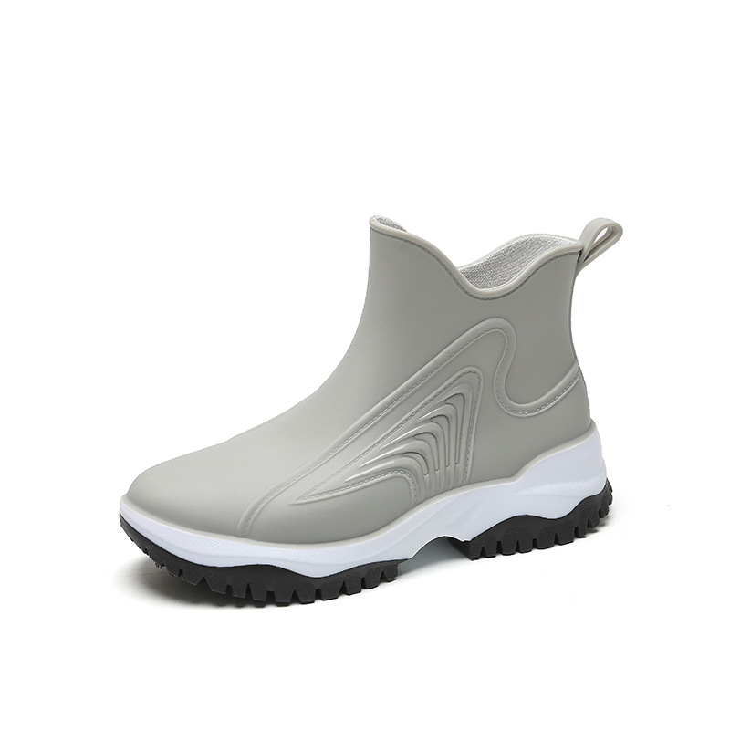 Fishing Boots - Vrouwen Regenlaarzen Instapper Waterdichte Meisjes Enkellaarsjes