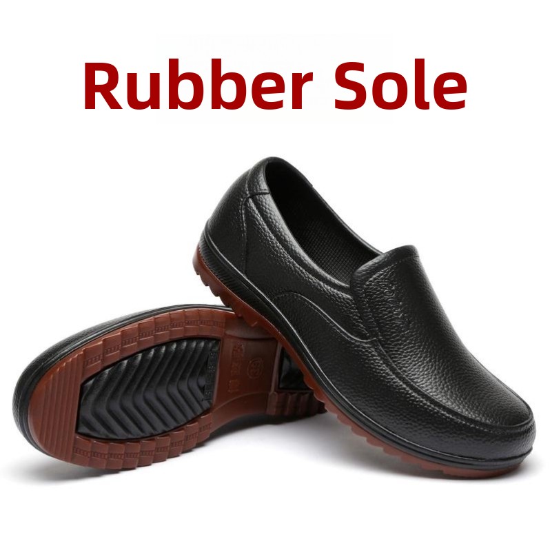 Fishing Boots - Herenschoenen, lage model, regenlaarzen met runderenpeeszool,