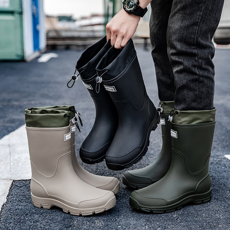 Fishing Boots - Dikkezool, slijtvaste rubberen schoenen voor heren