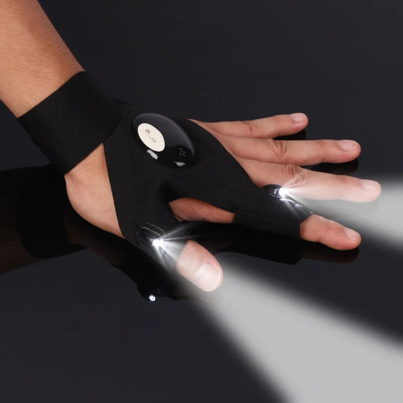 LED-handschoen met halve vinge - Fishing Gloves recensie en prijs