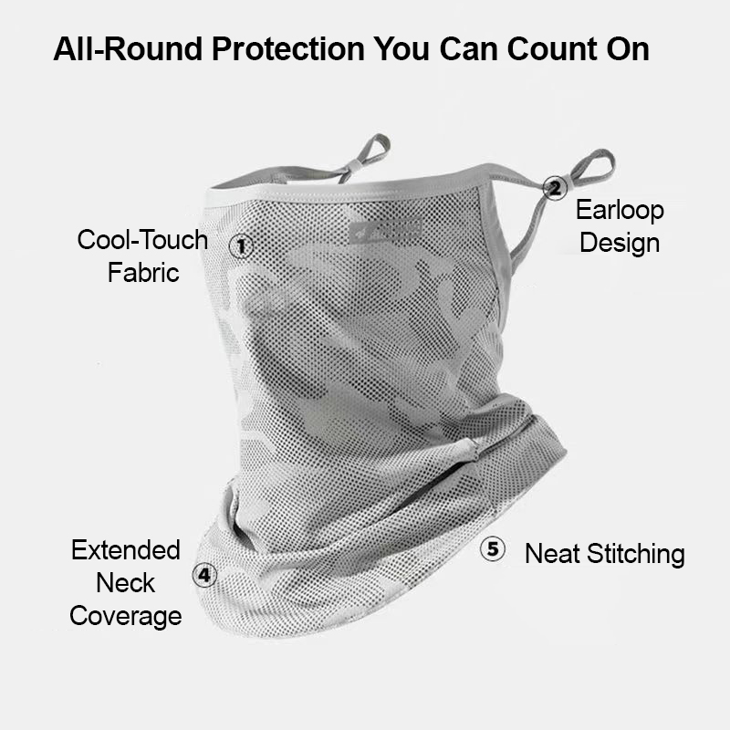 Nekgaiter UV-bescherming Gezic - Fishing Mask Sun Protection recensie en prijs