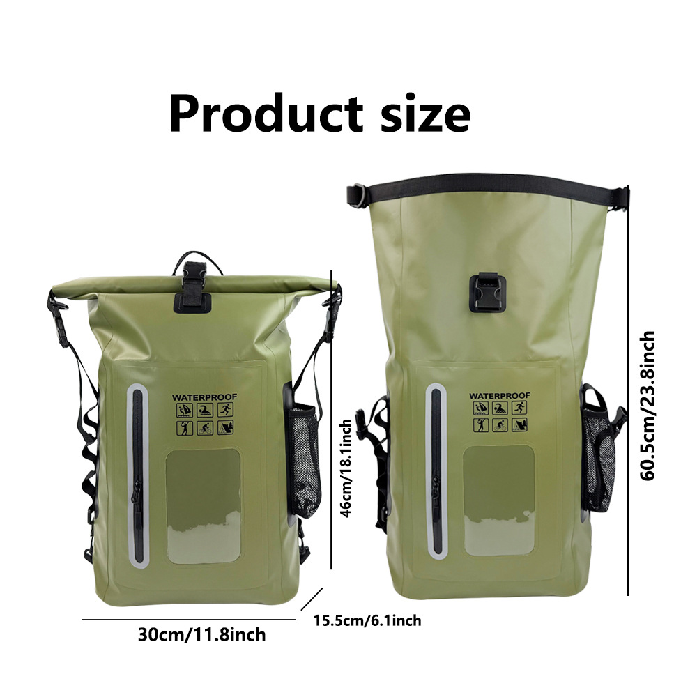 25L waterdichte droge tas rugz - Fishing Bag Waterproof recensie en prijs