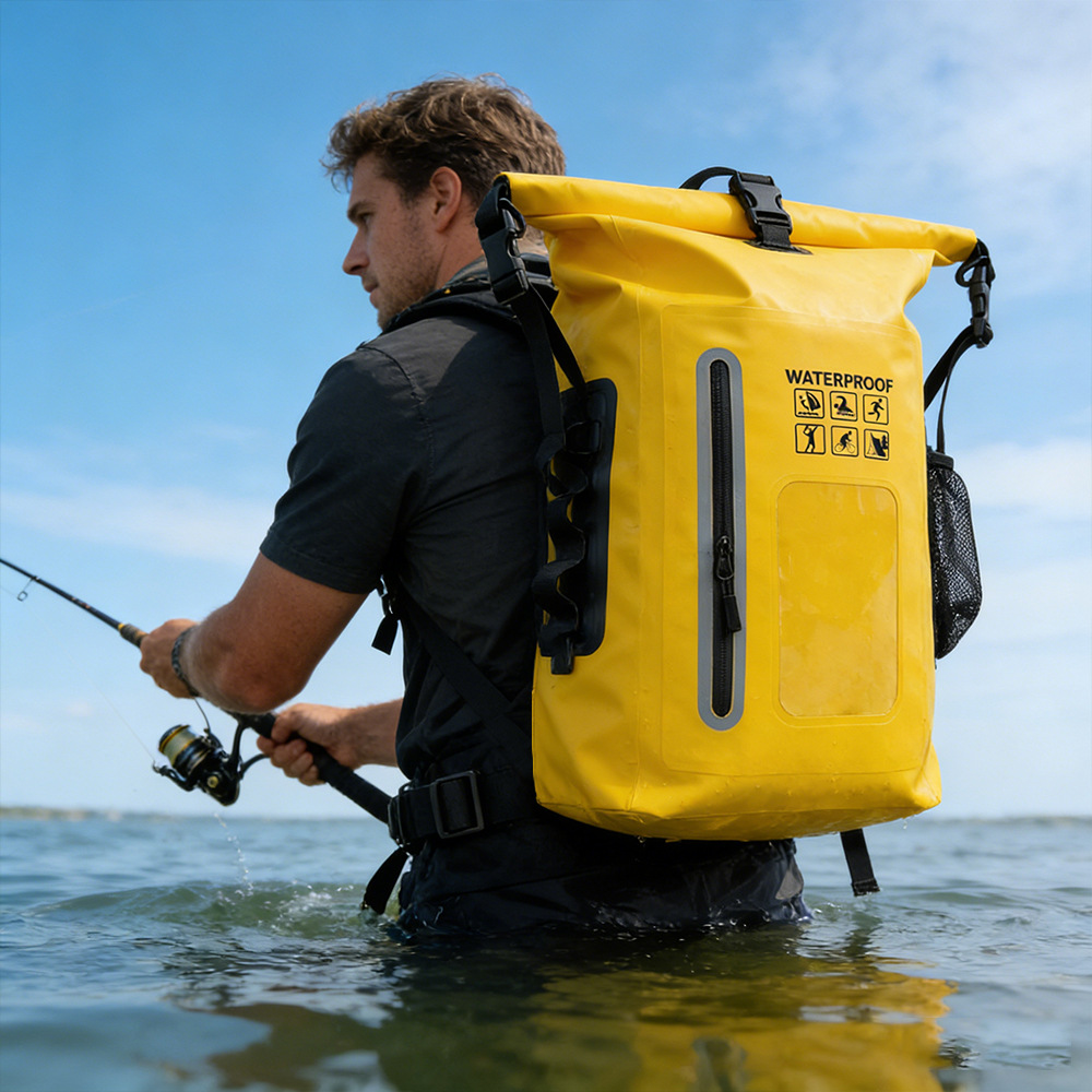 25L waterdichte droge tas rugz - Fishing Bag Waterproof recensie en prijs