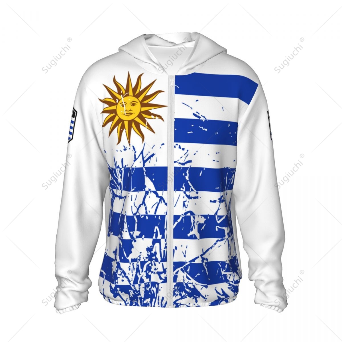 Uruguay Vlag Zonbeschermende h - Fishing Hoodie recensie en prijs