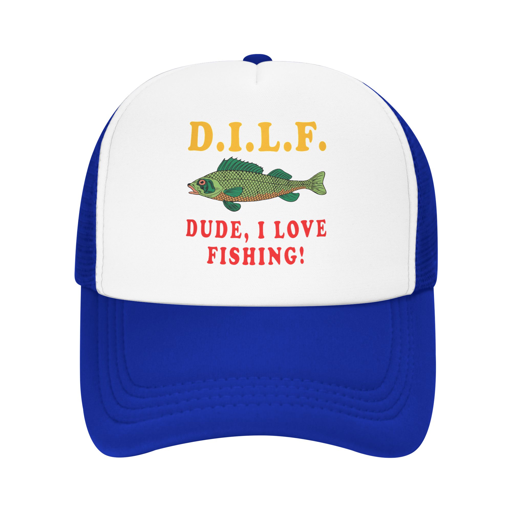 Dude I Love Fishing DILF Meme  - Fishing Hat recensie en prijs