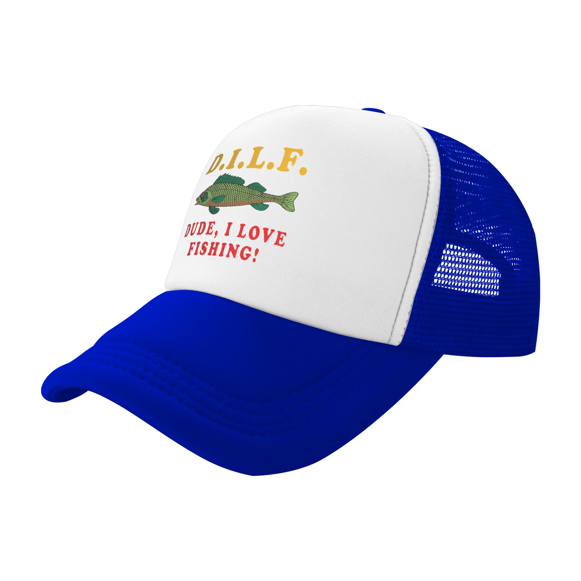 Dude I Love Fishing DILF Meme  - Fishing Hat recensie en prijs