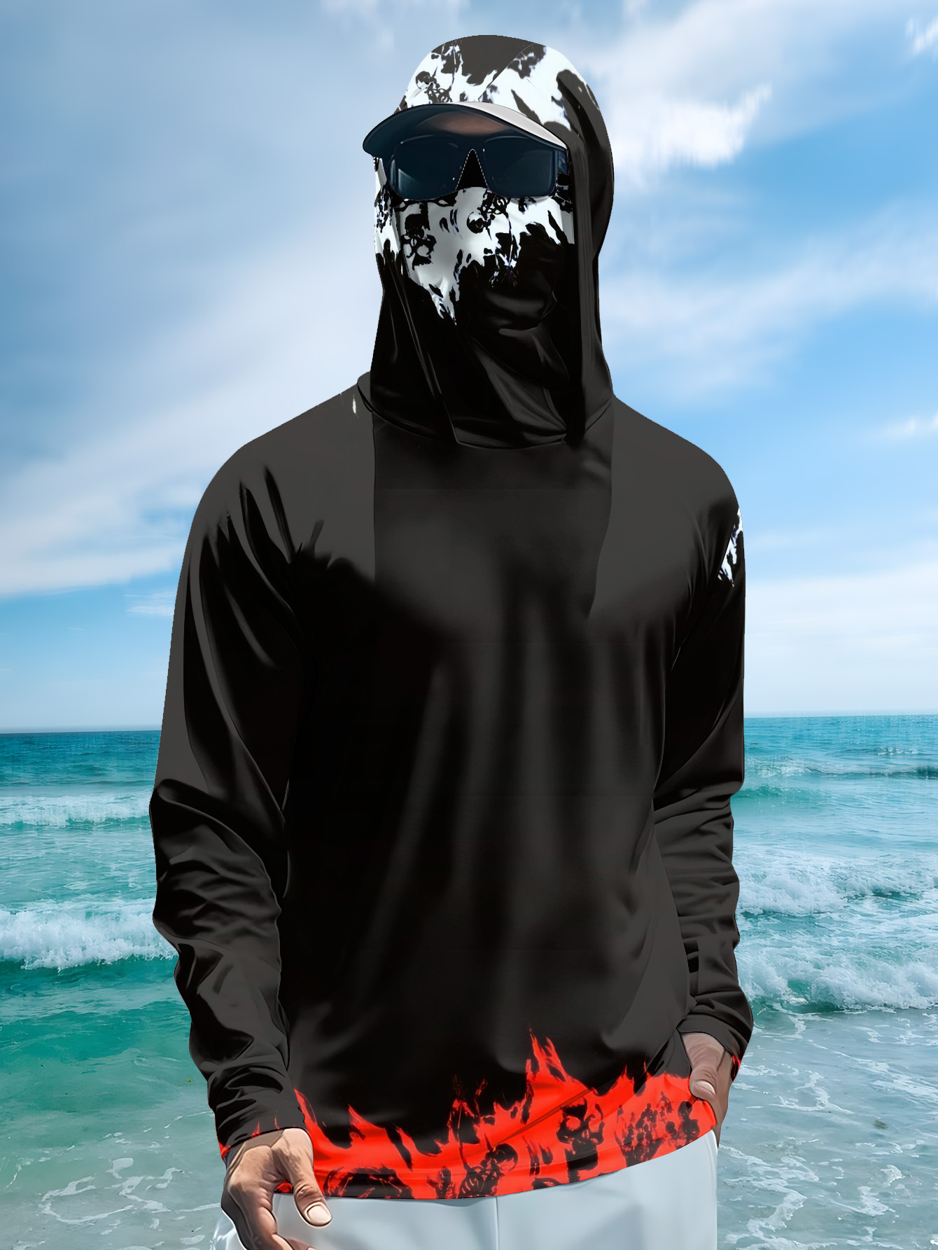 Heren Hood Fishing Shirt met l - Fishing Shirt Uv Protection recensie en prijs
