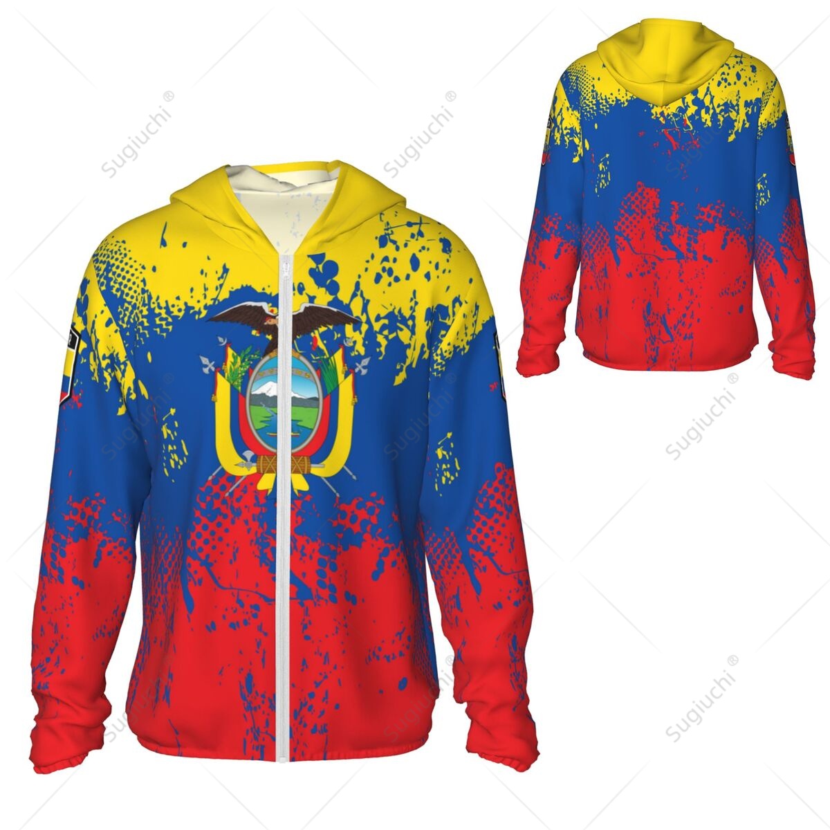 Ecuador Vlag Zonbeschermende h - Fishing Hoodie recensie en prijs
