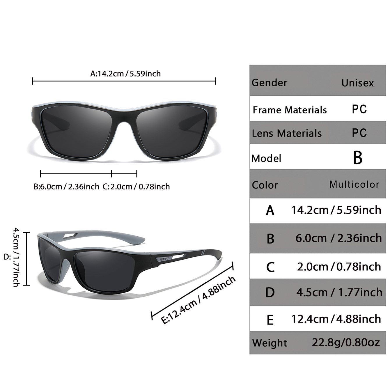 LOISRUBY Polaring Lenses Fiets - Fishing Sunglasses Polarized recensie en prijs