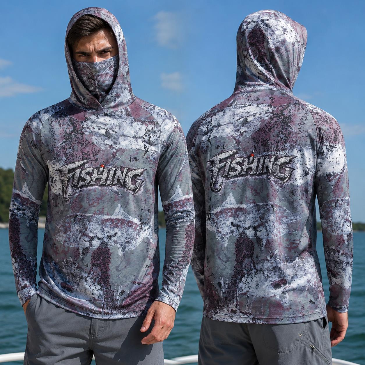 Visserijshirt met capuchon Her - Fishing Mask Sun Protection recensie en prijs