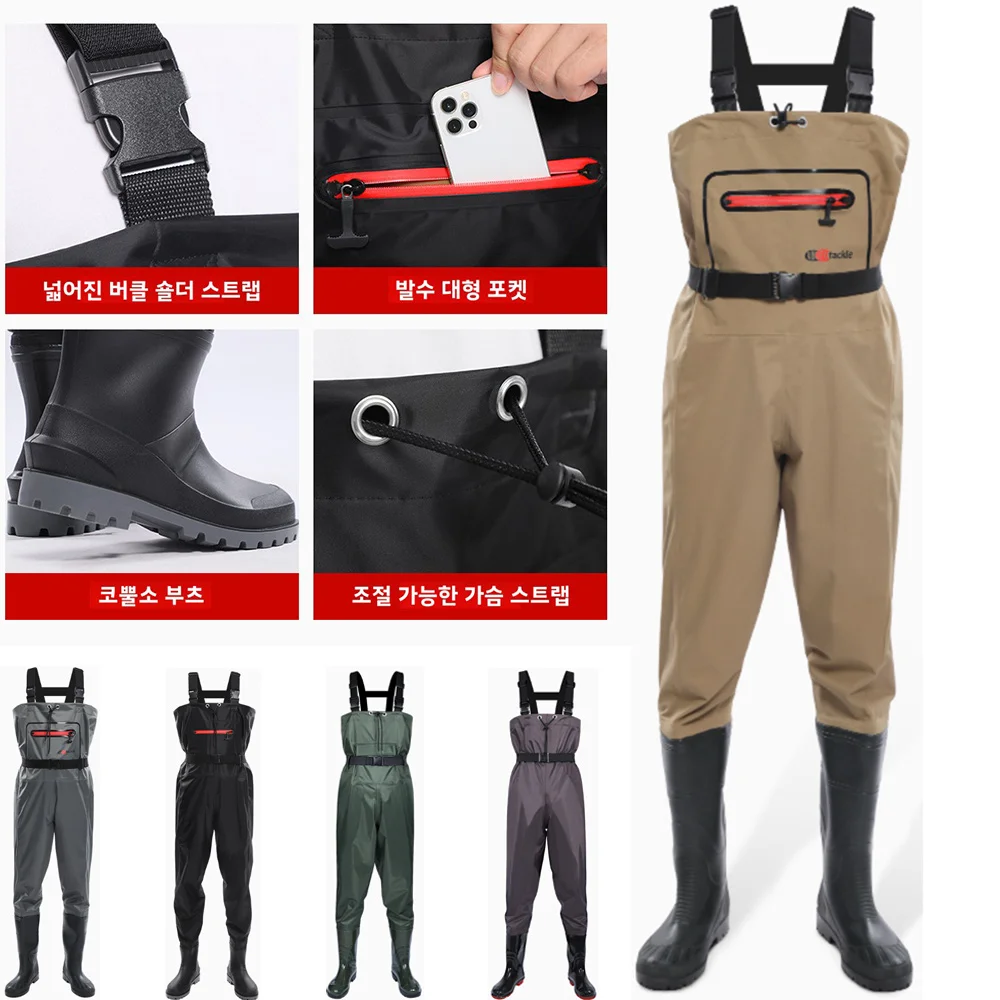 Waterdichte borst steltlopers  - Fishing Pants Waterproof recensie en prijs