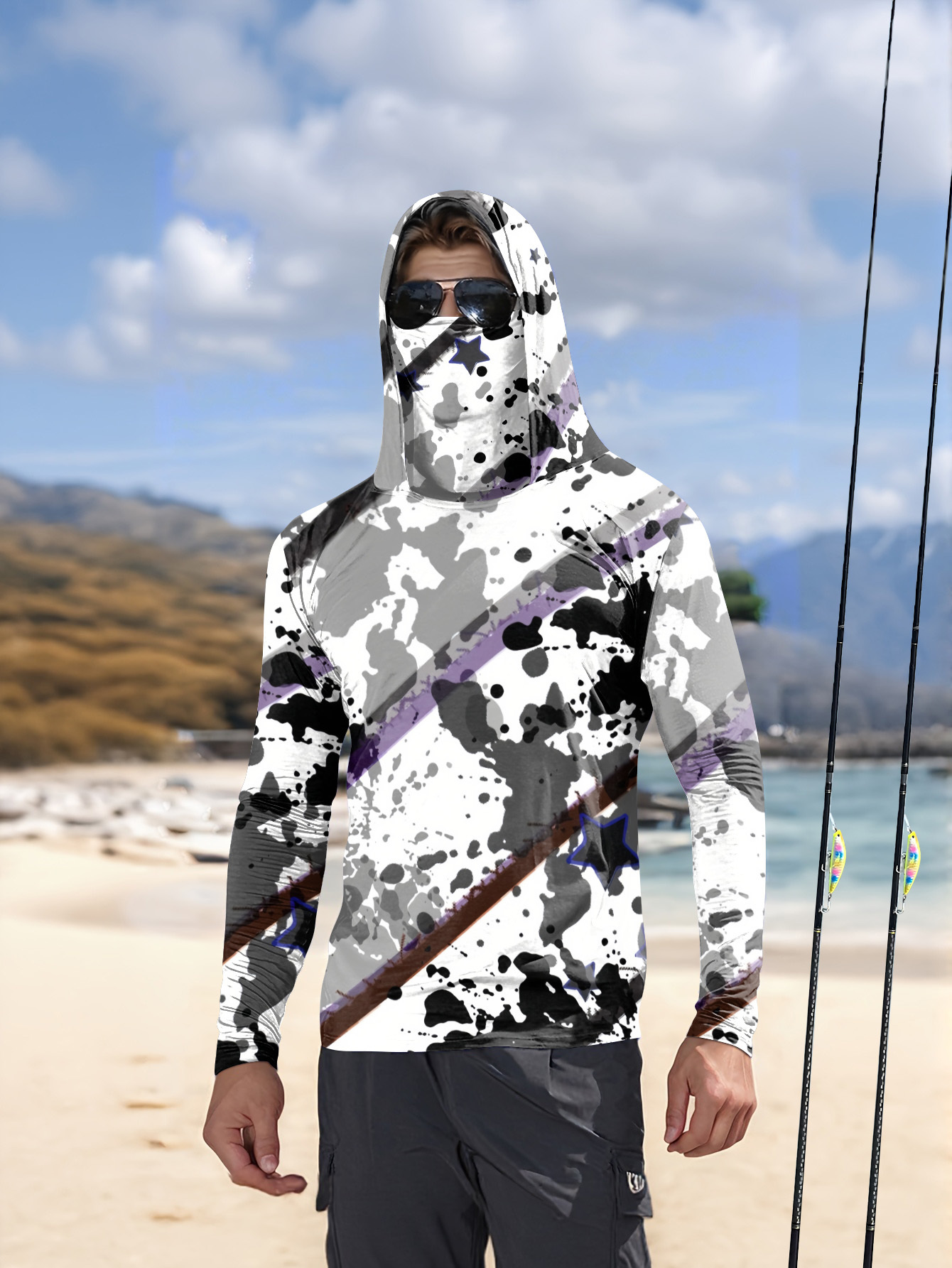Heren Hood Fishing Shirt met l - Fishing Shirt Uv Protection recensie en prijs